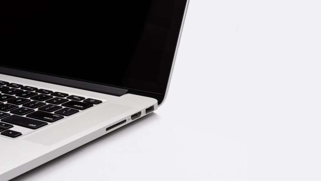 Close-up of Laptop Keyboard