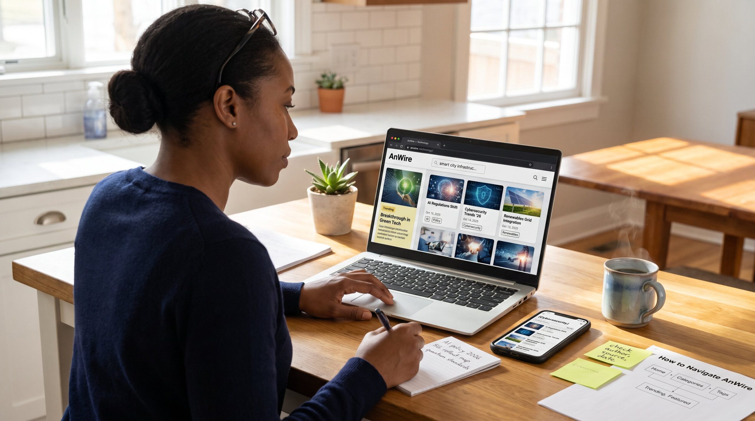 How to Navigate Technology Articles on AnWire.org